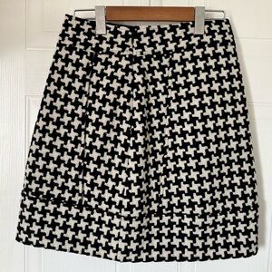 Club Monaco Woven Wool Mini Skirt